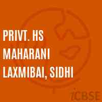 Privt. Hs Maharani Laxmibai, Sidhi Secondary School Logo