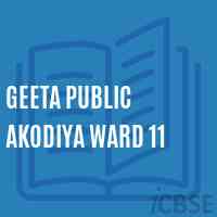 Geeta Public Akodiya Ward 11 Middle School Logo