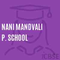 Nani Mandvali P. School Logo