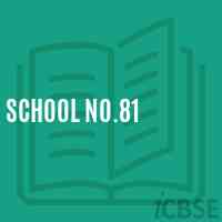 School No.81 Logo