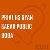 Privt.Hs Gyan Sagar Public Boda Senior Secondary School Logo