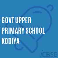 Govt Upper Primary School Kodiya Logo