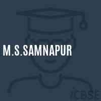 M.S.Samnapur Middle School Logo