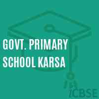 Govt. Primary School Karsa Logo