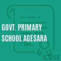 Govt. Primary School Agesara Logo