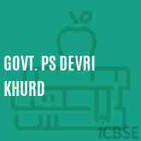 Govt. Ps Devri Khurd Primary School Logo