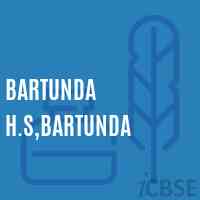 Bartunda H.S,Bartunda School Logo