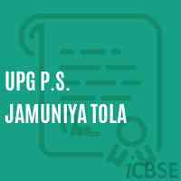 Upg P.S. Jamuniya Tola Primary School Logo
