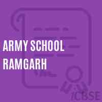 Army School Ramgarh Logo