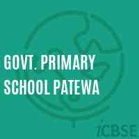Govt. Primary School Patewa Logo