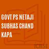 Govt Ps Netaji Subhas Chand Kapa Primary School Logo
