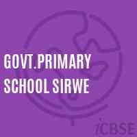 Govt.Primary School Sirwe Logo