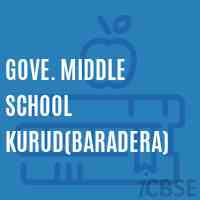 Gove. Middle School Kurud(Baradera) Logo