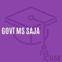 Govt Ms Saja Middle School Logo