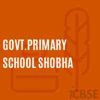 Govt.Primary School Shobha Logo