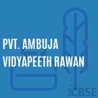Pvt. Ambuja Vidyapeeth Rawan Senior Secondary School Logo