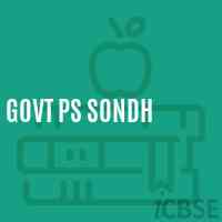 Govt Ps Sondh Primary School Logo