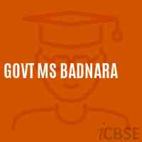 Govt Ms Badnara Middle School Logo