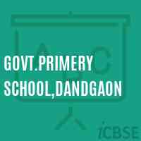 Govt.Primery School,Dandgaon Logo