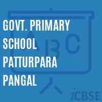 Govt. Primary School Patturpara Pangal Logo