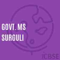 Govt. Ms Surguli Middle School Logo