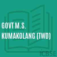 Govt M.S. Kumakolang (Twd) Middle School Logo