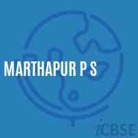 Marthapur P S Primary School Logo