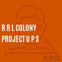 R R L Colony Project U P S Middle School Logo