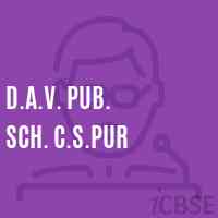 D.A.V. Pub. Sch. C.S.Pur Senior Secondary School Logo