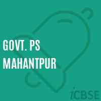 Govt. Ps Mahantpur Primary School Logo