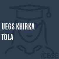 Uegs Khirka Tola Primary School Logo