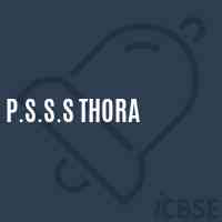 P.S.S.S Thora High School Logo