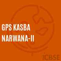 Gps Kasba Narwana-Ii Primary School Logo