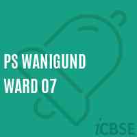 Ps Wanigund Ward 07 Primary School Logo