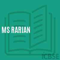 Ms Rarian Middle School Logo