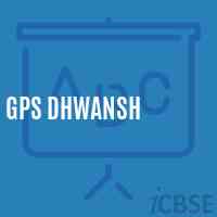Gps Dhwansh Primary School Logo