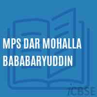 Mps Dar Mohalla Bababaryuddin Primary School Logo
