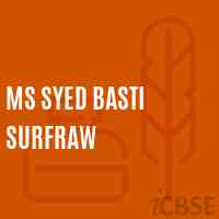 Ms Syed Basti Surfraw Middle School Logo