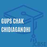 Gups Chak Chidiagandhi Middle School Logo