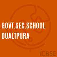 Govt.Sec.School Dualtpura Logo
