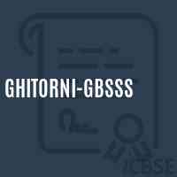 Ghitorni-GBSSS High School Logo