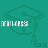Deoli-GBSSS High School Logo