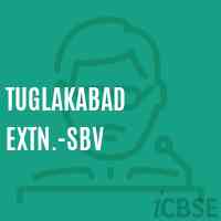 Tuglakabad Extn.-SBV Senior Secondary School Logo