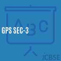 Gps Sec-3 Primary School Logo