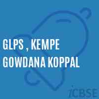 Glps , Kempe Gowdana Koppal Primary School Logo