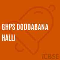 Ghps Doddabana Halli Middle School Logo