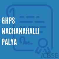 Ghps Nachanahalli Palya Middle School Logo
