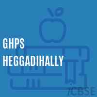 Ghps Heggadihally Middle School Logo