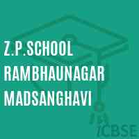 Z.P.School Rambhaunagar Madsanghavi Logo
