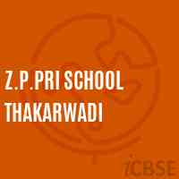 Z.P.Pri School Thakarwadi Logo